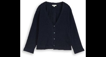 Tom Tailor - Katoenen vest - Maat XXL - sky captain blue