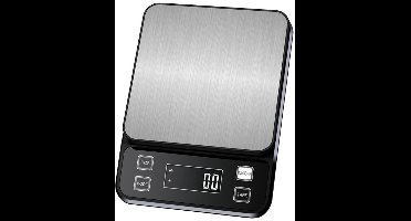 Digitale keukenweegschaal met waterdichte achterkant