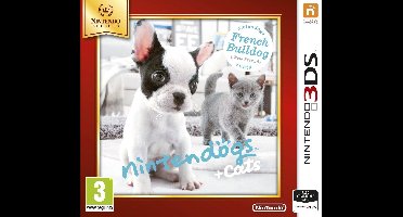 Nintendo Nintendogs + Cats Bouledogue Français - Selects Duits, Engels, Spaans, Frans, Italiaans, Nederlands, Portugees, Russisch Nintendo 3DS