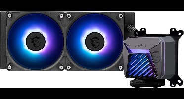 Msi Mag Coreliquid A15 240 Argb 2X120Mm Waterkoeling Voor Gaming-Pc