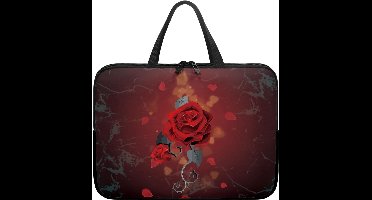 Waterdichte Neopreen Laptoptas met Handvat - Geschikt voor 10 tot 17 inch Laptops en MacBooks