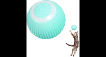 Smart Cat Interactieve Speelbal - Cat Teaser Ball - 360 Graden Automatisch Draaiende Bal, USB-oplaadbaar Speelgoed Voor Huisdieren, Stimuleert De Activiteit Van Katten - Blauw