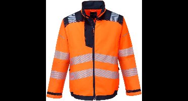 Portwest PW3 Hi-Vis Werkjack T500 - Oranje/Marine - M
