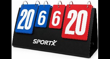 Sportx Sport scoreboard voor wedstrijd - puntentelling - tot 30 punten - omklapbordje