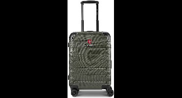 Tonino Lamborghini Milano 4 wielen Cabinewagen S 54 cm met uitbreidingsplooi - Harde bagage - TSA slot - olive