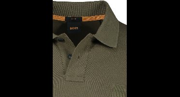 Hugo Boss polo lange mouw groen