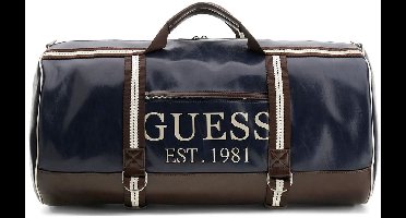 GUESS reistas Oslo Weekender Blue donkerblauw