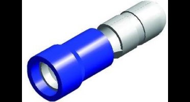 Benson Kabelschoen set - rond - blauw - 50 stuks - 2.5-4 mm²
