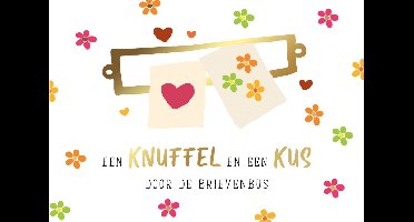 Kaart - Daisy - Een Knuffel en een Kus Door De Brievenbus - Per Stuk