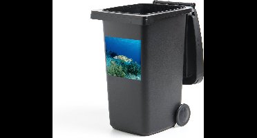 Container sticker Groene zeeschildpad op Bonaire - 40x40 cm - Kliko sticker