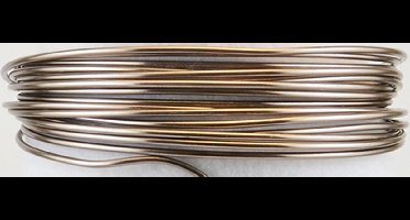 Vaessen Creative Aluminium Draad - 1mm - ±235m - 500g - Antraciet pantone