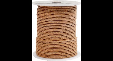 Leerkoord, dikte 2 mm, beige, 50 m/ 1 rol