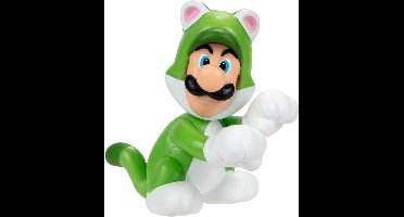Nintendo - Super Mario 3D World Cat Luigi Mini Figure Limited Edition 6.5cm