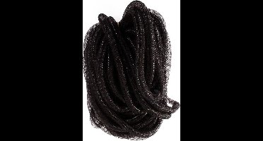 Decoratie tube zwart 10mm, 2,5m