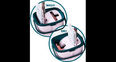 YORK HANDIGE UITWRINGENDE VLAKKE MOP MET EMMER-Dweilen-Dweilset-Dweilsysteem Met Wringer