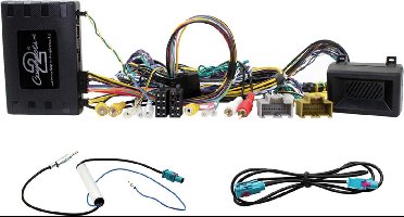 Stuurwiel bediening geschikt voor + Info Adapter geschikt voor Opel Astra K 2015 - zonder OEM intelliLink 900