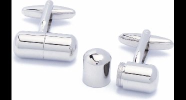 Manchetknopen - Capsules Schroefdop Zilverkleurig