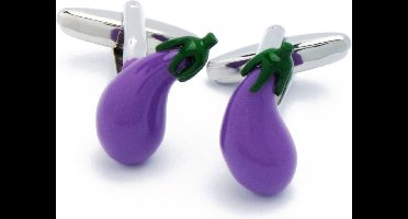 Manchetknopen - Aubergine Groente Paars