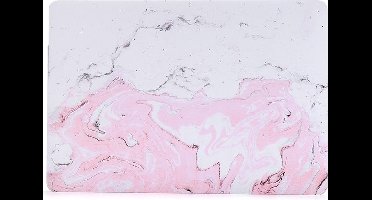 Shop4 - MacBook Pro 16-inch (2019) Hoes - Hardshell Cover Marmer Roze