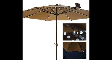 Solar Parasol Verlichting | 72 LEDs | Duurzame en energiebesparende sfeerverlichting voor tuin