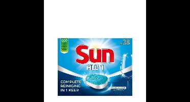 Sun All-in-1 Normaal vaatwastabletten - 38 stuks - Hygiënisch Schoon