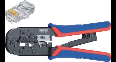 Knipex 975110 - Krimptang RJ11/12 (6pin 9.65mm) - RJ45 (8pin 11.68mm)