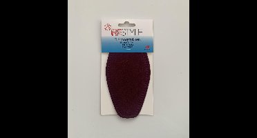 Reparatiedoek Strijkbaar Elleboogstukken - Bordeaux - 95 x 185 mm