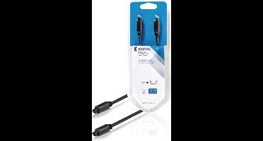 König optische kabel TosLink male - male 2,00 m zwart