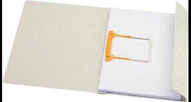 Jalema Secolor Snelhechtmap Folio, Zuurvrij Karton, 250 vel, Grijs (pak 10 stuks)