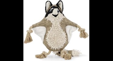 Beeztees Nuddles Wasbeer - Hondenspeelgoed - Beige - 32 cm