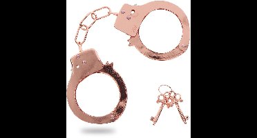 TOYJOY - Metal Handcuffs - Bondage / SM Cuffs Rose Gold