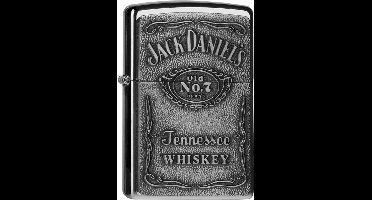 Zippo aansteker Jack Daniel's Chrome Label Emblem