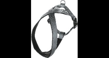 Flamingo Abbi Cross - Harnas Honden - Harnas Cross Abbi Grijs M 58-70cm 25mm - 1st - 133289 - 1st