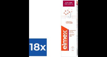 Elmex Tandpasta Anti-Cariës Professional 75 ml - Voordeelverpakking 18 stuks