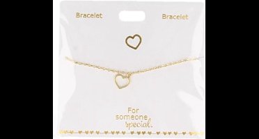 Depesche armband infinity symbool gold plated voor kinderen.