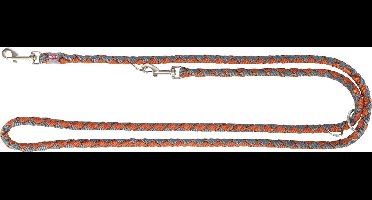 Trixie hondenriem cavo verstelbaar roest / grafiet grijs