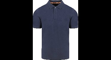 Suitable Cas Polo Donkerblauw (navy) - Maat M - Heren - Polo shirt Heren met Korte mouw