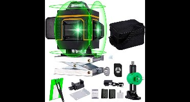 ApexArte® Kruislijnlaser - Bouwlaser - Lijnlaser met Statief - Zwart