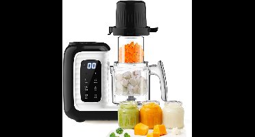 ApexArte® Stoomkoker Baby - Baby Stomer en Blender - 4-in-1 Multifunctionele Baby Cooker