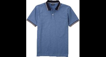 OLYMP Polo Casual - modern fit polo - rookblauw