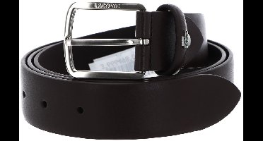 LACOSTE Leren Riem Casual 35 Stitched Edges W100 Dragonfly Used Donkerbruin