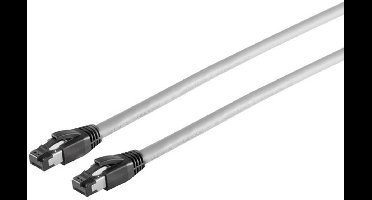 Premium S/FTP CAT8.1 40 Gigabit netwerkkabel / grijs - LSZH - 25 meter