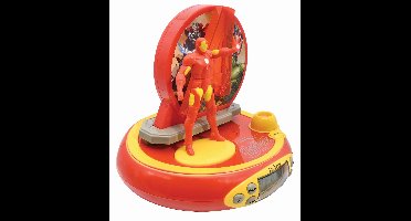Avengers 3D Iron Man Projectorklok met Magische Geluiden