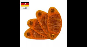 Lynx Fiets Spaakreflector 4 Stuks Oranje