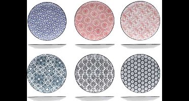 Delirio Dessert Plate D19cm 6 Ass