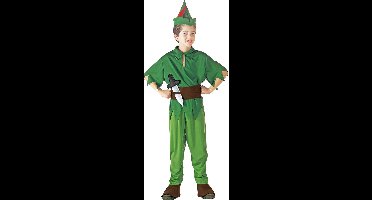Generik Peter Pan kostuum kind - Jas, Broek, Riem, Dolk en Hoed