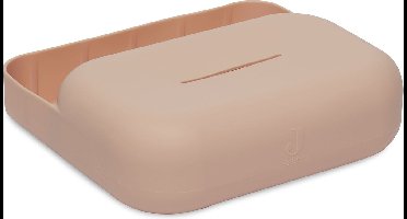 Jollein - Billendoekjes Box (Pale Pink) - Siliconen - Alle Huidtypes - Billendoekjes Houder