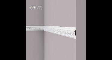Wandlijst NMC Z31 ARSTYL Noel Marquet Sierlijst Lijstwerk modern design wit 2 m