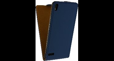 Mobi Ultra Slim Flip case Ascend P6 Blue