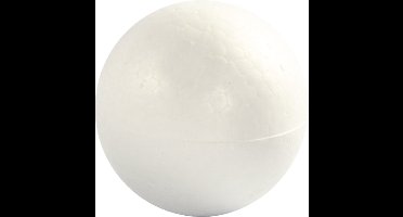 Ballen, d 7 cm, wit, 5 stuk/ 1 doos